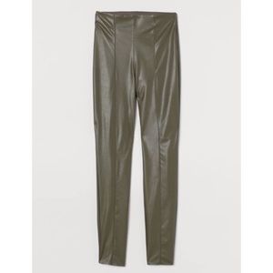 H&M faux leather pants/leggings